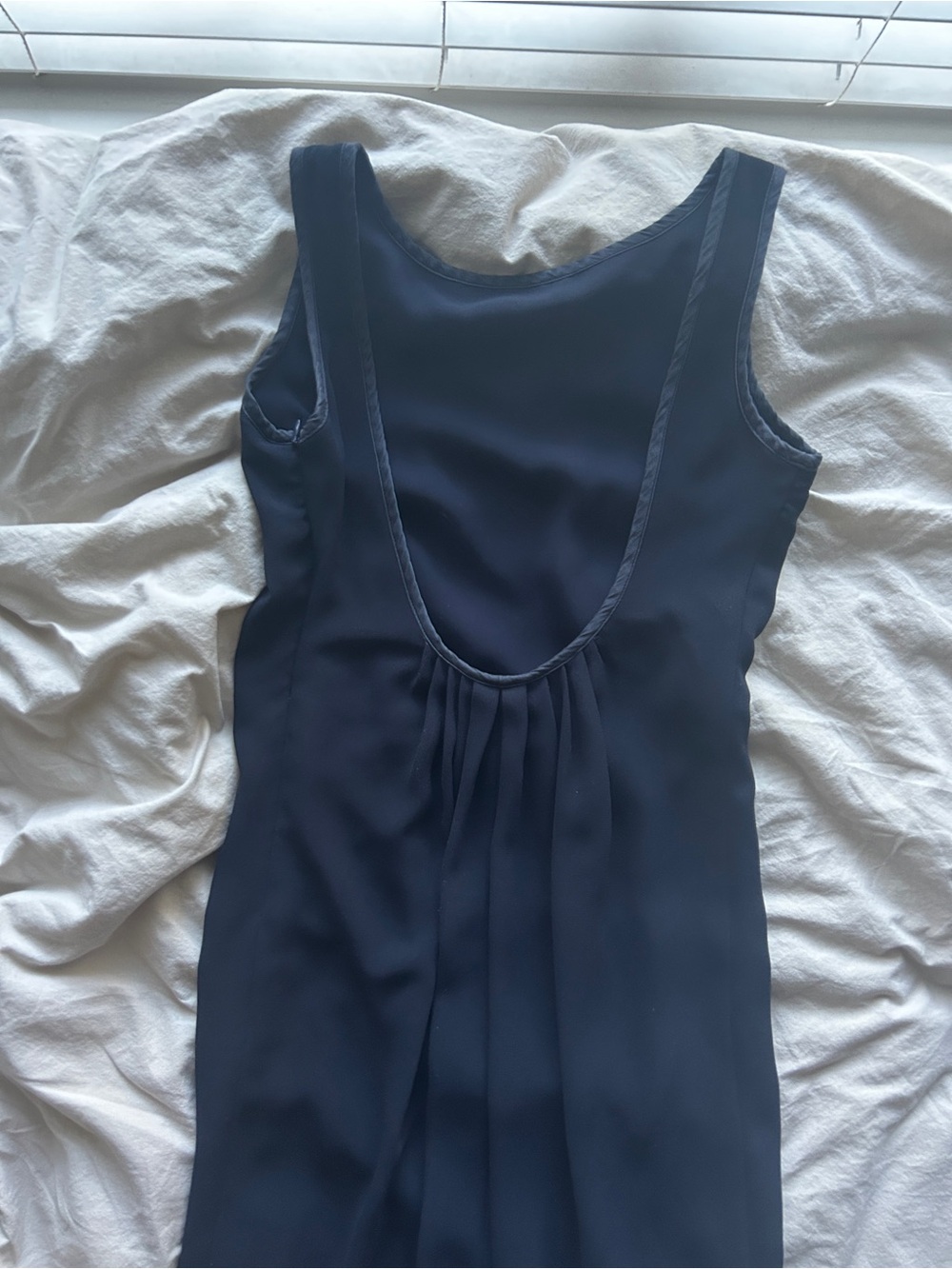 Vintage Classic Navy Sleeveless Dress - Shelli Segal size 4 - Picture 2 of 6